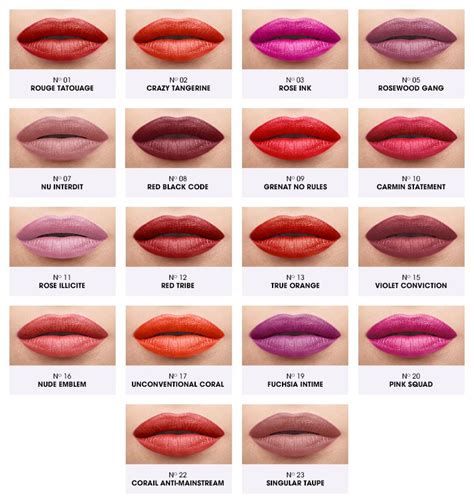 ysl tatouage couture liquid matte lip stain swatches 15|ysl tatouage reddit.